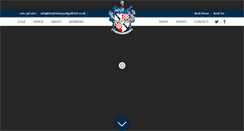 Desktop Screenshot of davyhulmeparkgolfclub.co.uk